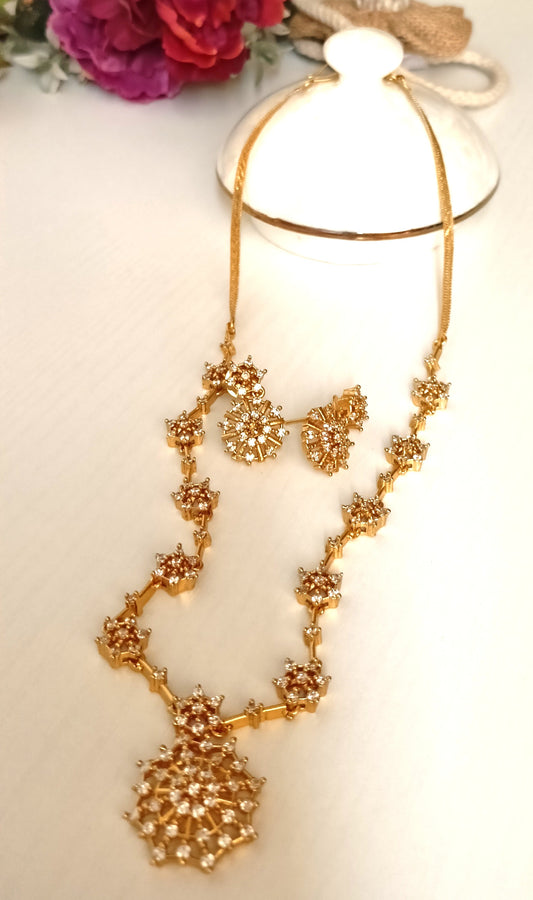 Gold Imitation Necklace Set