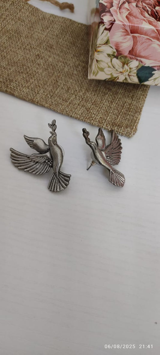 Earring - Handcrafted Peace Doves
