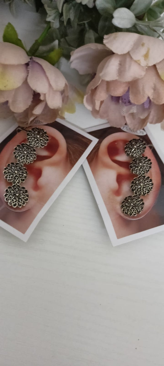 Ear Cuffs - Flower Design