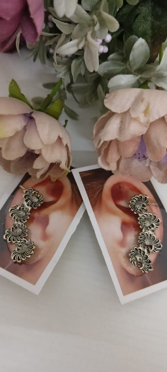 Ear Cuffs - Small Peacock Design