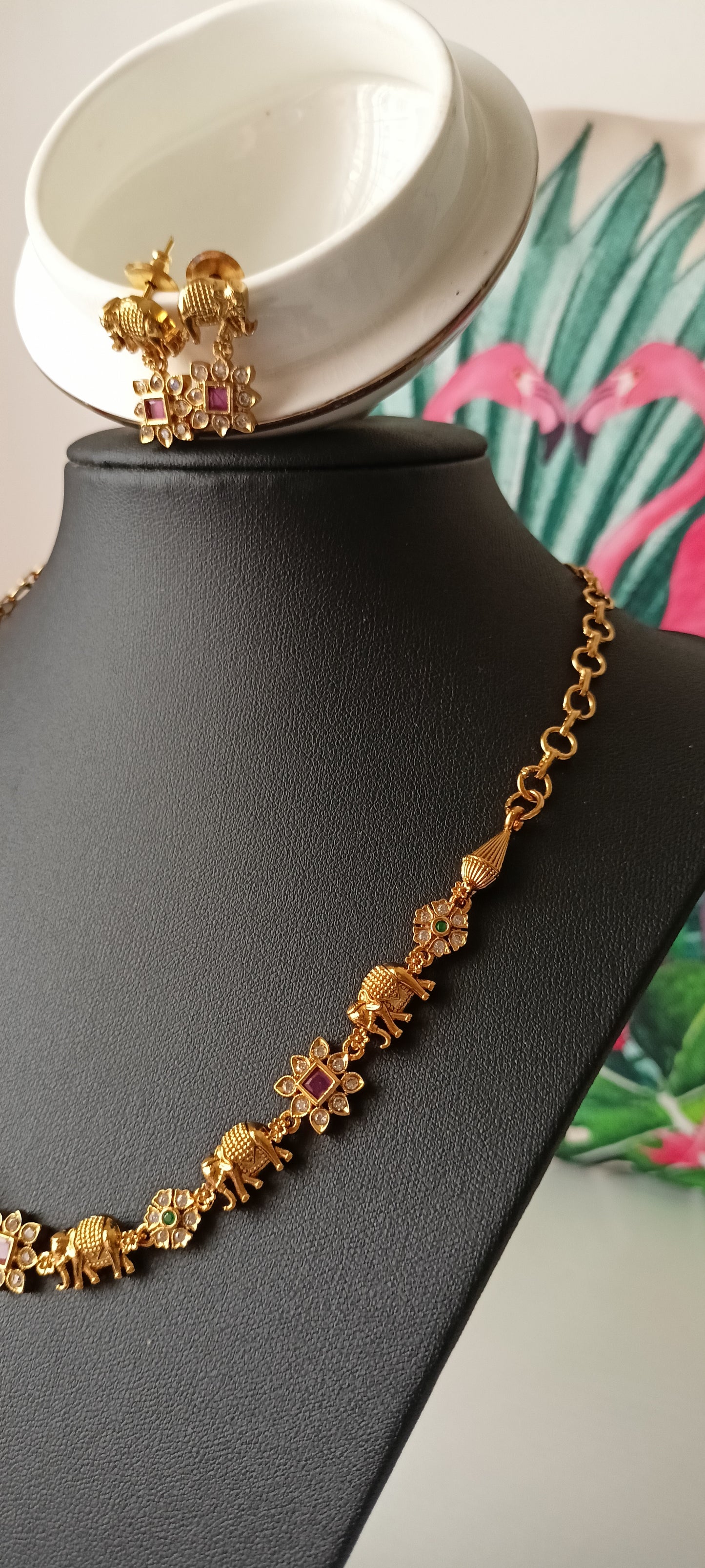 Gold Necklace Set