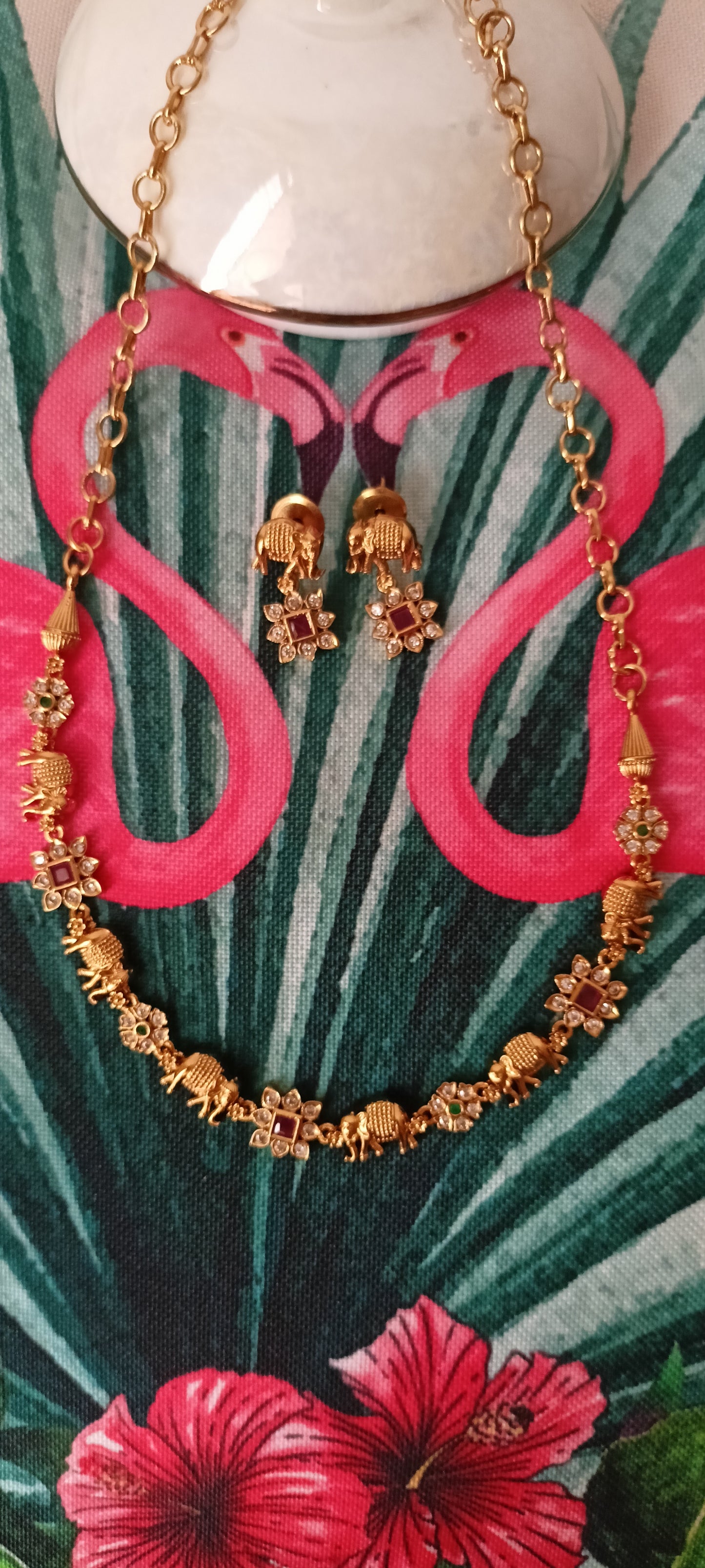 Gold Necklace Set