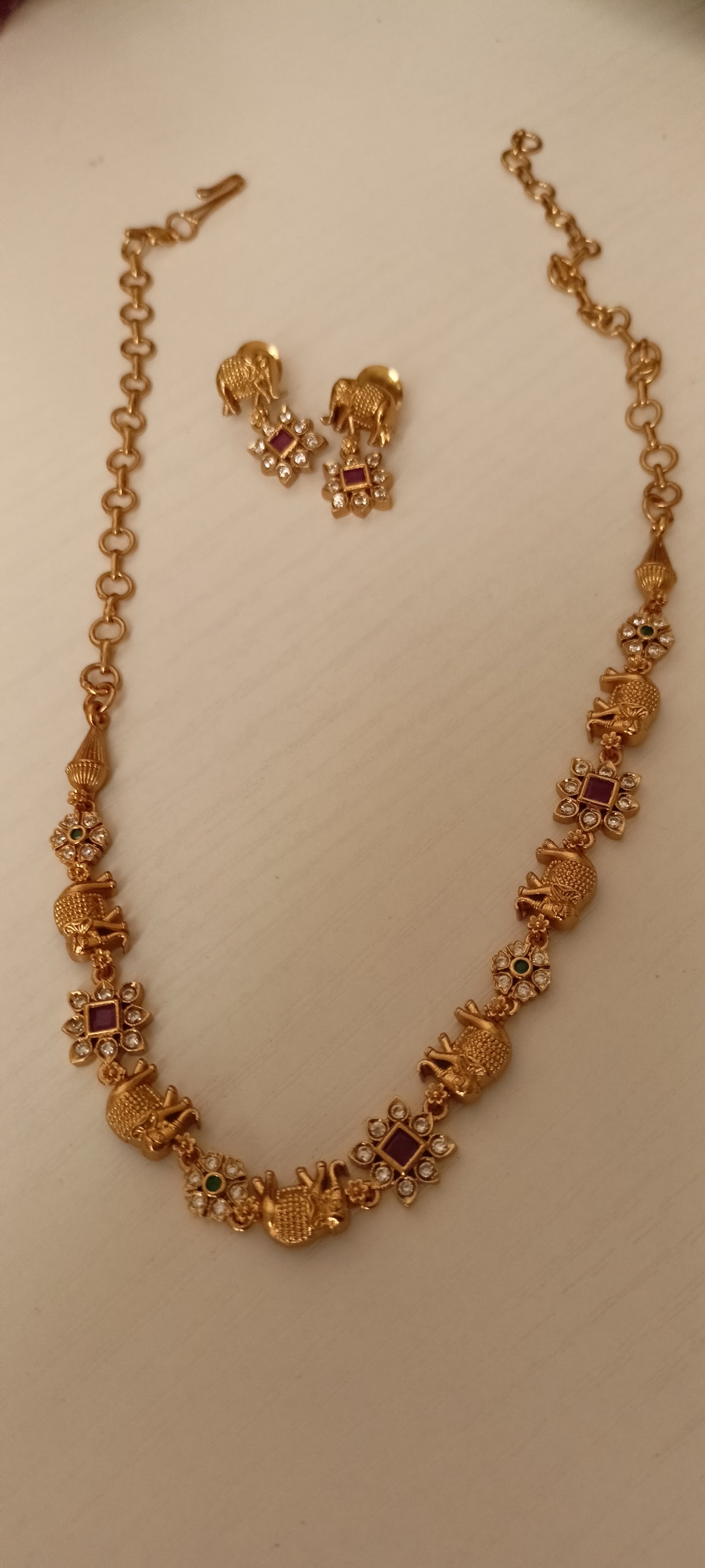 Gold Necklace Set