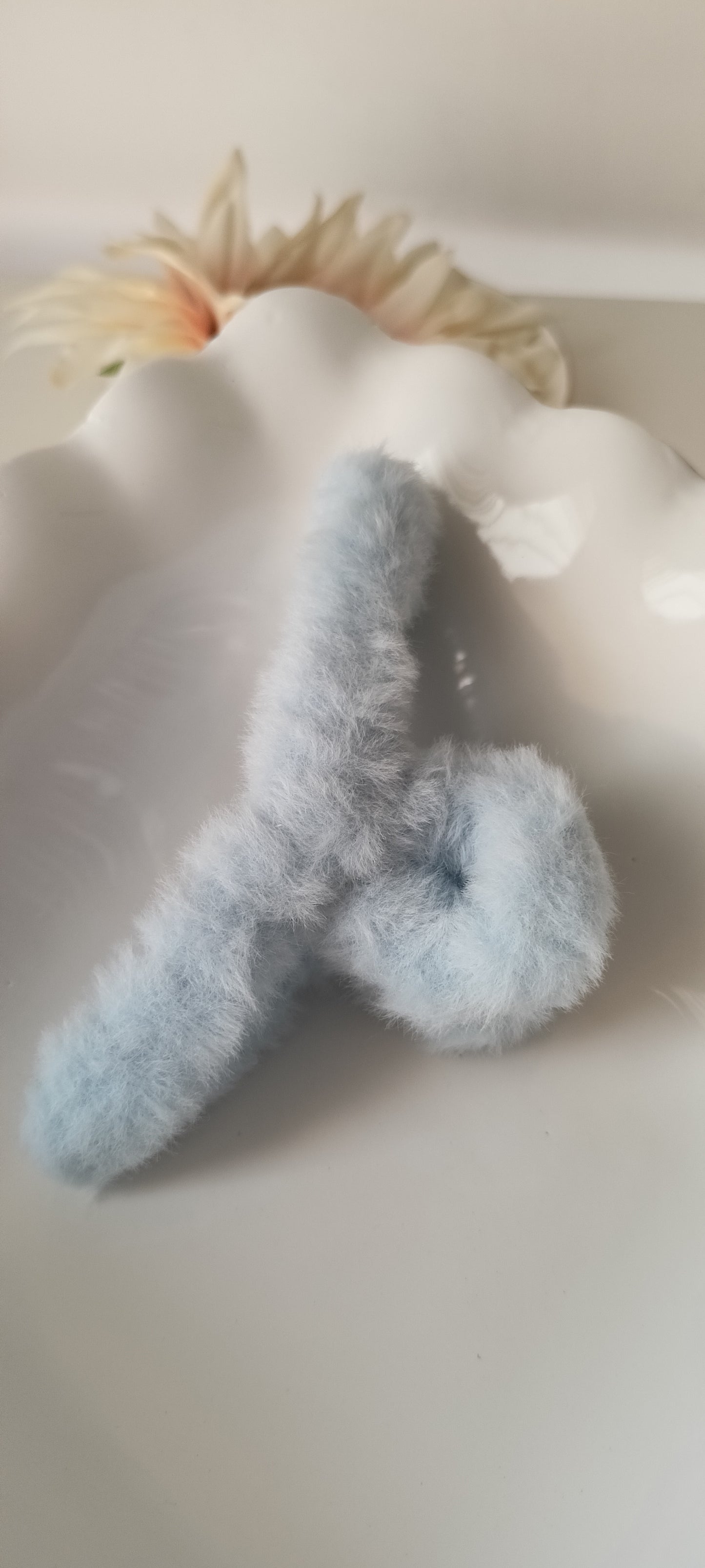 Fluffy Furry Claw Hair Clip - 11.5 cms