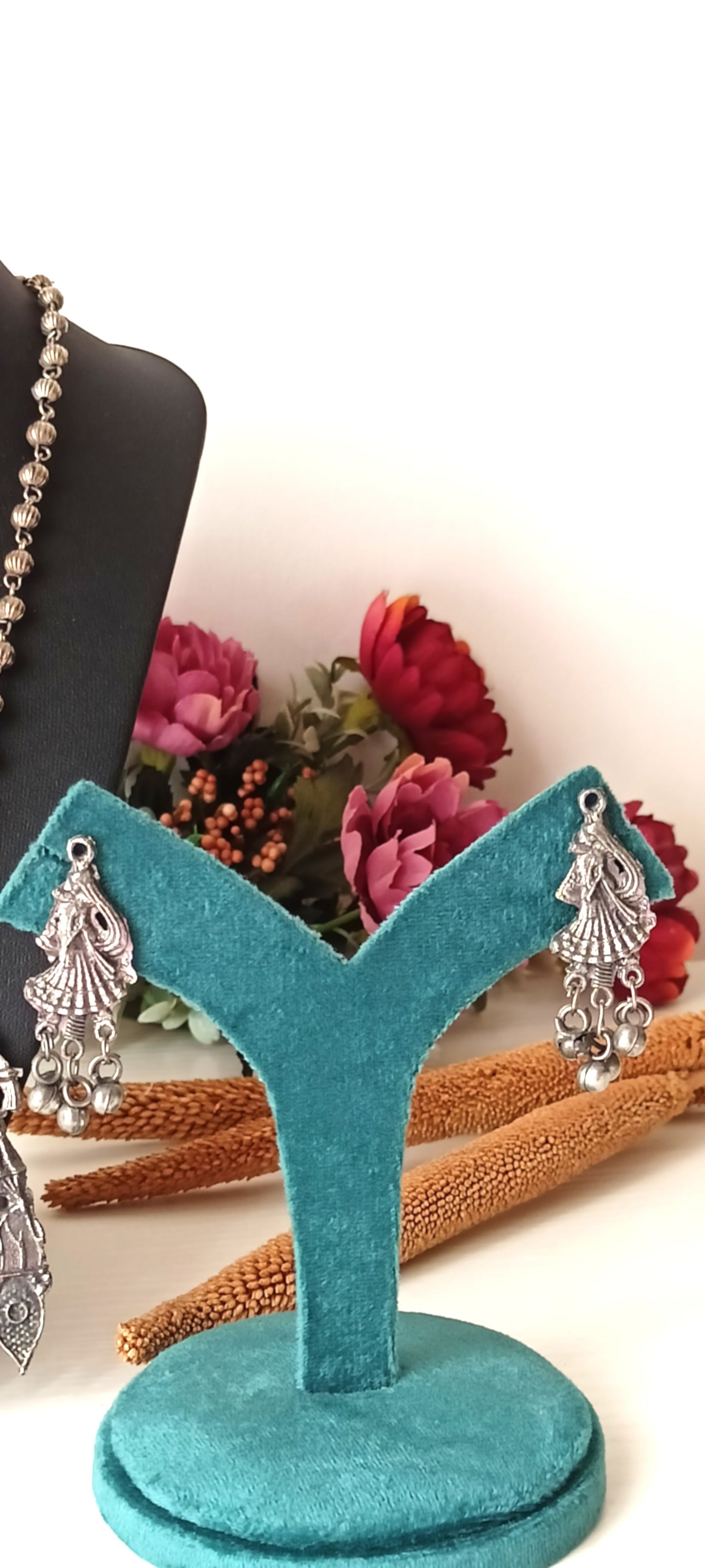 Oxidised Silver Royal Chariot & Dancer Motif