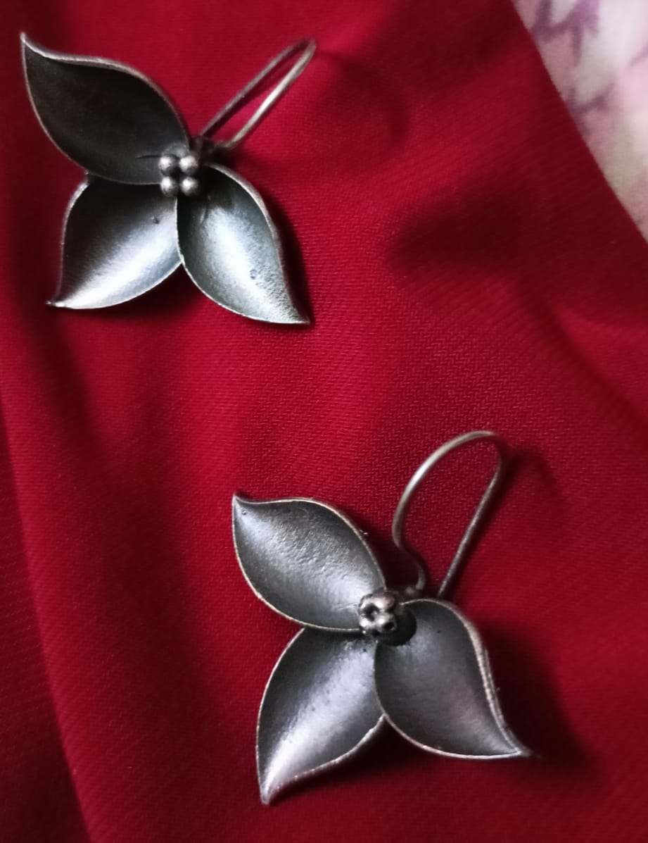 Triple Petal Earrings