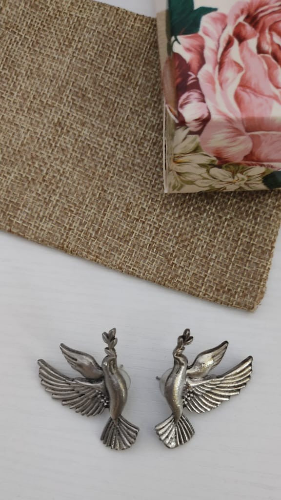 Earring - Handcrafted Peace Doves