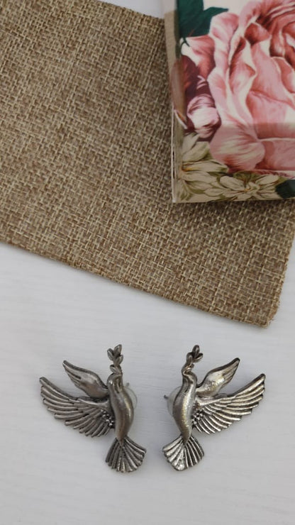 Earring - Handcrafted Peace Doves
