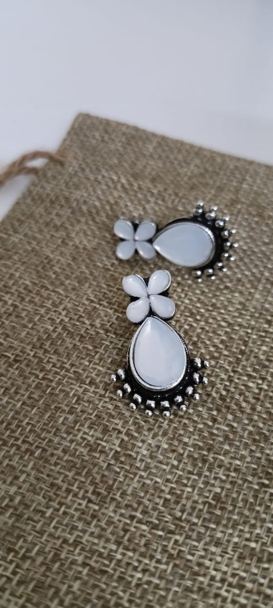 White Earrings