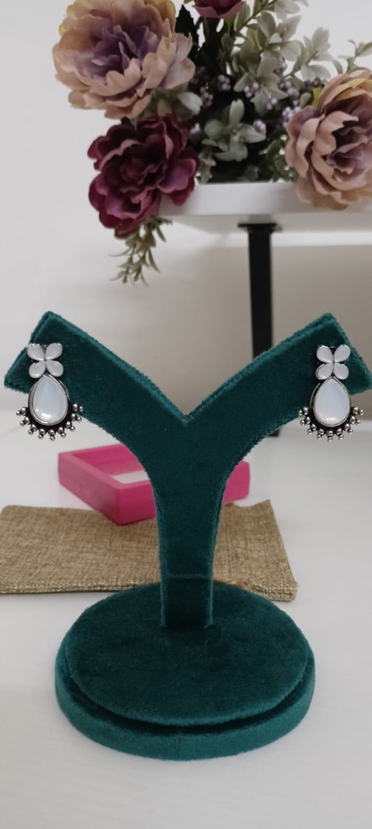 White Earrings
