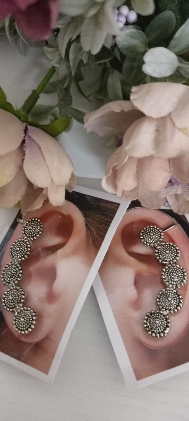 Ear Cuffs - Flower Design