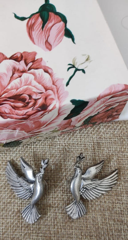 Earring - Handcrafted Peace Doves